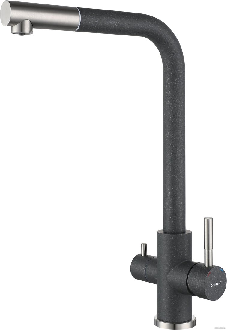 Смеситель GranFest QUARZ GF-Z5421 (темно-серый)