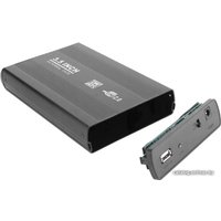 Бокс для накопителей 3.5" USBTOP SATA – USB2.0 (черный, с блоком питания)