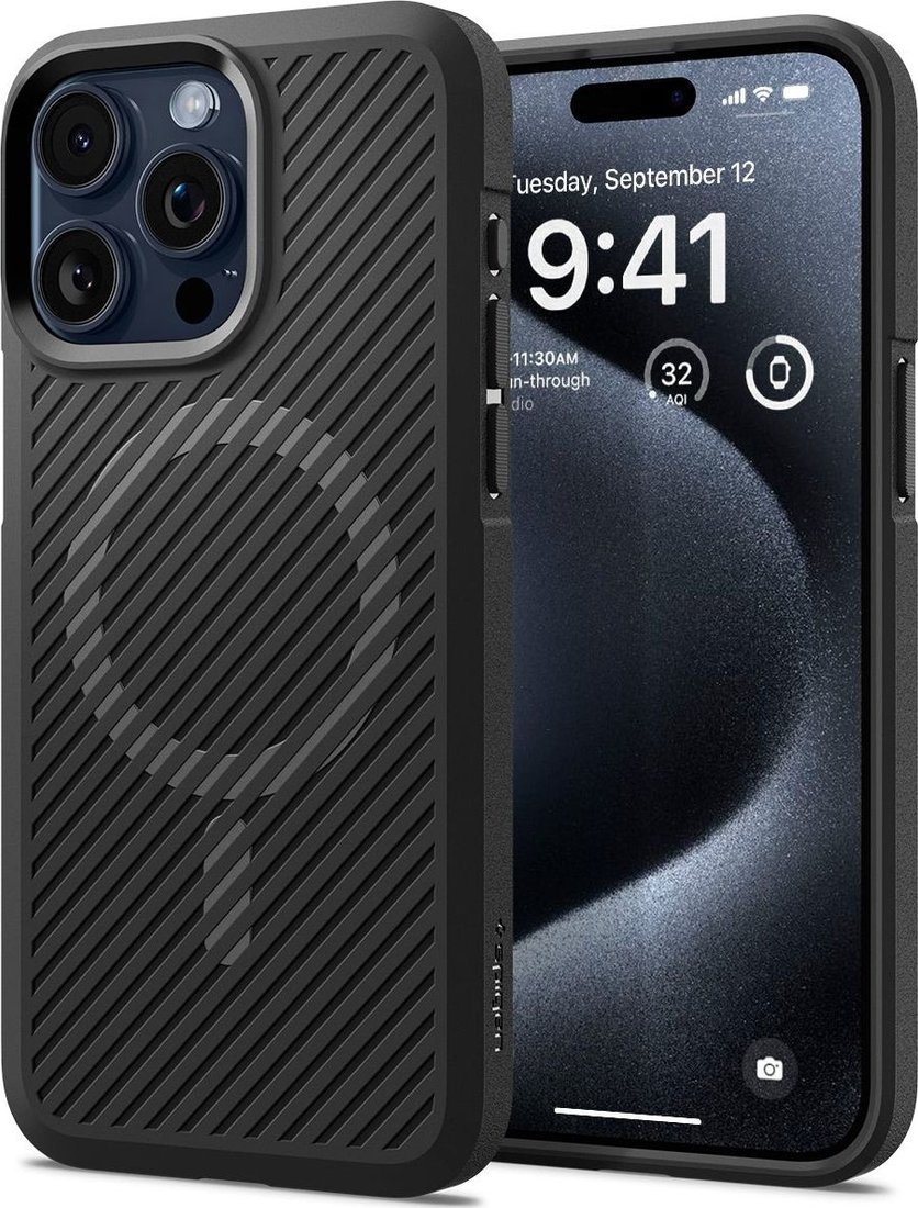 

Чехол для телефона Spigen Core Armor (MagFit) для iPhone 15 Pro ACS06467 (черный)