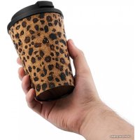 Многоразовый стакан Walmer Corky Leopard W24350004 350мл (пробковый)