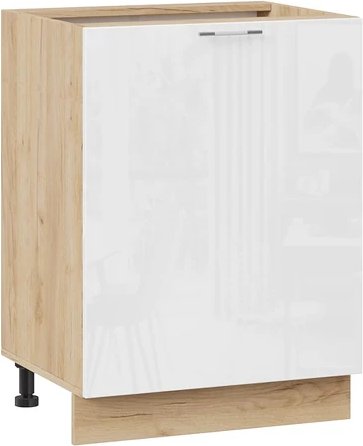 

Шкаф напольный Трия Весна 1Н6 с одной дверью (дуб крафт золотой/белый глянец)