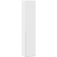 Шкаф-пенал Трия Порто СМ-393.07.211 с 1 глухой дверью (белый жемчуг/белый софт)