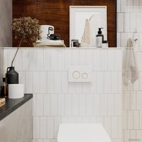 Инсталляция для унитаза Lavinia Boho Relfix 5 в 1 77020066 (белый/золотой глянец пластик)