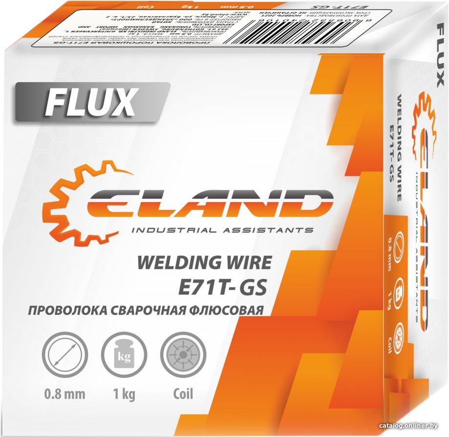 Сварочная проволока  ELAND FLUX E71T-GS (0.8 мм, 1 кг)