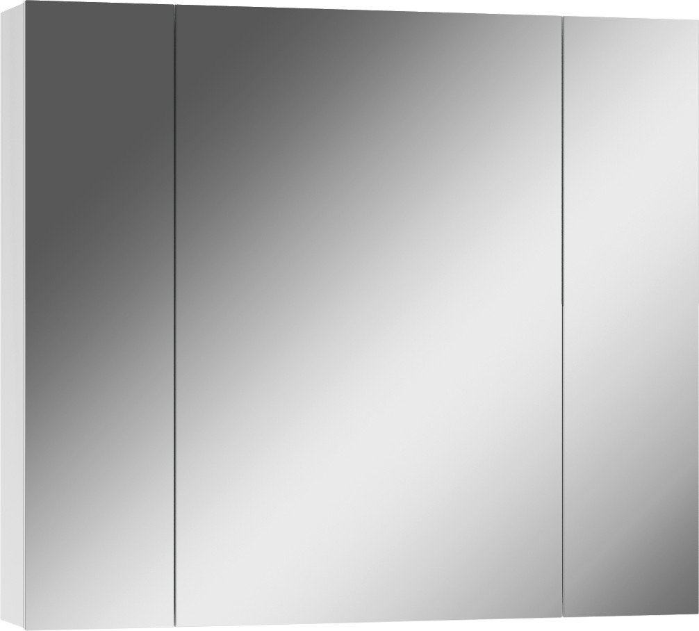 

Айсберг Шкаф с зеркалом для ванной Норма 80 3 двери