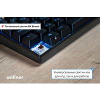 Клавиатура Royal Kludge RK61 RGB (черный, RK Brown)