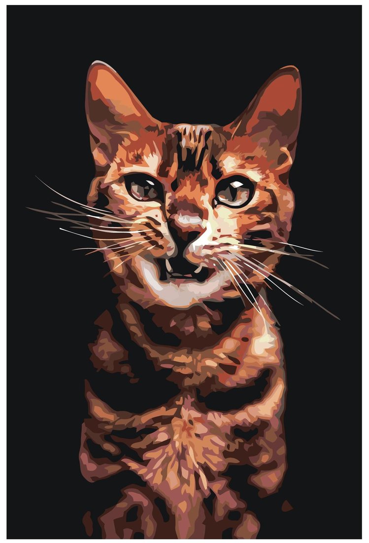 

Картина по номерам SLAVINA Кот Z-NA28