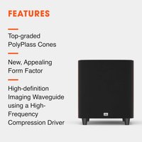 Проводной сабвуфер JBL Studio 660P (темное дерево)