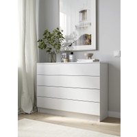 Комод Горизонт Нео 1050 4 ящика (белый)