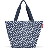 Сумка шоппер Reisenthel Shopper M ZS4073 Signature Navy (синий/белый)