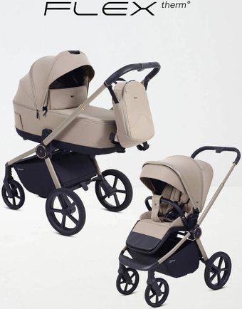 Универсальная коляска Rant Flex Therm RA112 (2 в 1, sandy beige)