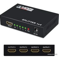 Разветвитель USBTOP 1x4 HDMI Splitter Full HD