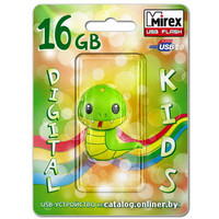 USB Flash Mirex SNAKE GREEN 16GB (13600-KIDSNG16)