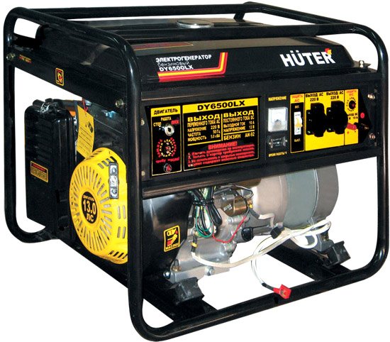 

Бензиновый генератор Huter DY6500LX