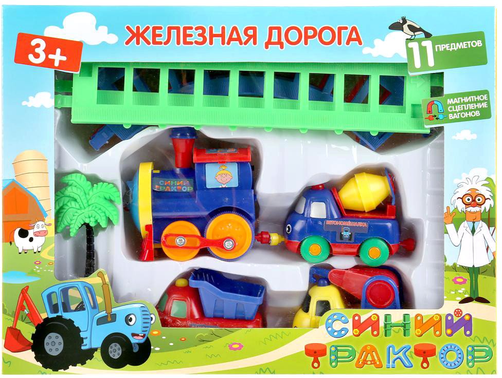 

Набор железной дороги Играем вместе Синий трактор B199134-R2