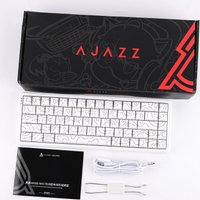 Клавиатура Ajazz AK680 Max (Side Printed, белый, Magnetic Rice Switch)