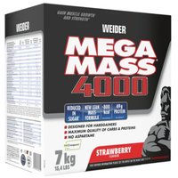 Гейнер Weider Mega Mass 4000 (клубника, 7 кг)