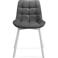 Стул Notta Челси (темно-серый/белый каркас)