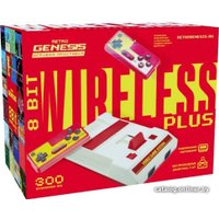 Игровая приставка Retro Genesis 8 Bit Wireless Plus (2 геймпада, 300 игр)