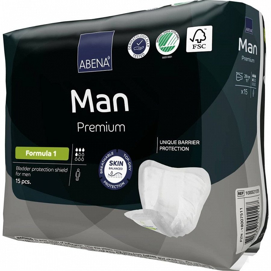 

Урологические прокладки Abena Man Formula 1 Premium (15 шт)