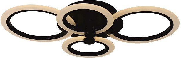

Припотолочная люстра Leek Bliss 55W Black LE061205-002