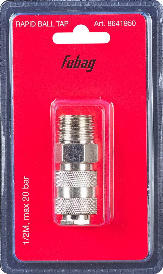 

Фитинг Fubag Разъемное соединение 1/2" M муфта рапид 8641950