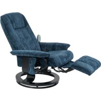 Массажное кресло Calviano 22 (синий плюш)