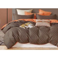 Евро комплект постельного белья Cleo Сатин Евро SK-31/0065