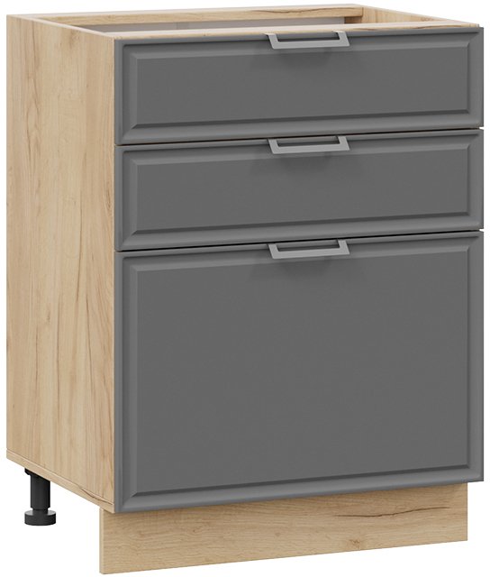 

Шкаф напольный Трия Белладжио 1Н6Я3 (дуб крафт золотой/софт графит)