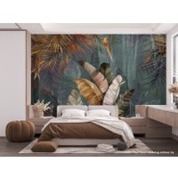 Фотообои ФабрикаФресок Пальмовые листья Афреска 183280 (300x280)