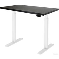 Стол для работы стоя ErgoSmart Electric Desk Prime 1360х800х36 мм (дуб темно-коричневый/белый)