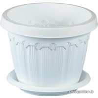 Кашпо Эльфпласт Флавия EP062 (белый) в Солигорске