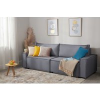 Диван Mio Tesoro Дюссельдорф 293 1.5ек-1.5ек (1173 Savanna Plus Grafit)