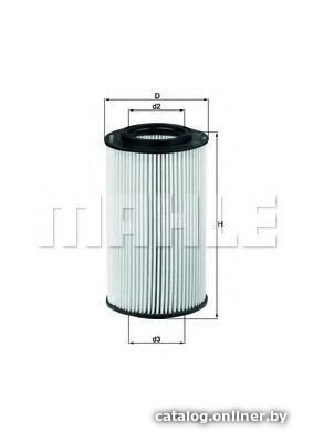 Масляный фильтр Mahle Knecht OX773D