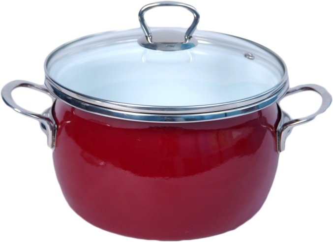 

Кастрюля Omelia 1-2430211 (бордовый)