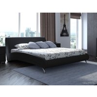 Кровать Ormatek Corso-2 190x200 (экокожа, черный)