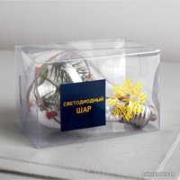 Елочная игрушка Luazon Ветка елочки 4357254 (белый)