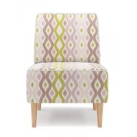 Интерьерное кресло Mio Tesoro Одос Принт (абстракция оливковый/микровелюр)