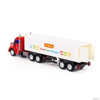 Грузовик Полесье Профи Тягач с полуприцепом 93462 (красный/белый)