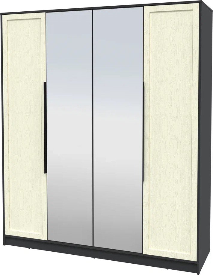 

Шкаф распашной Интерлиния Концепт Тренд КТ-Ш4(з) (антрацит/дуб снежный)