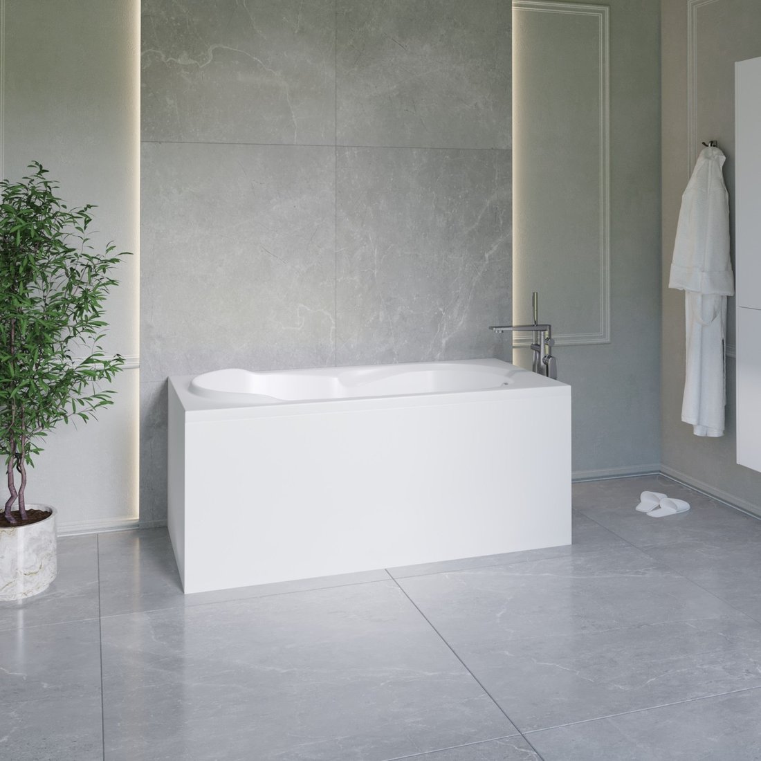 

Ванна Lauter Celeste 150x70 21060050 (с каркасом и лицевым экраном)