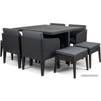 Обеденная группа Keter Columbia Dining Set 247484 (графит)