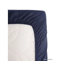 1.5-спальный комплект постельного белья Loon Emily (1.5-спальный, наволочка 70x70, темно-синий)