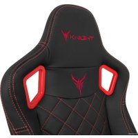 Игровое (геймерское) кресло Knight Titan (черный/красный)