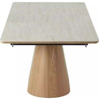 Кухонный стол Signal Monaco 160-200/90 (травертин/дуб)