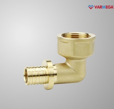 Фитинг Varmega Угол с внутренней резьбой Slide-fit 25x3/4, аксиальный VM51516
