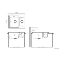 Кухонная мойка Polygran Brig 620 (опал)