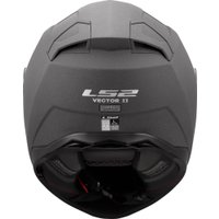 Мотошлем LS2 FF811 Vector Ii Solid (S, черный матовый)