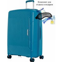 Чемодан-спиннер 4 ROADS 8001-L 75 см (петролеум)