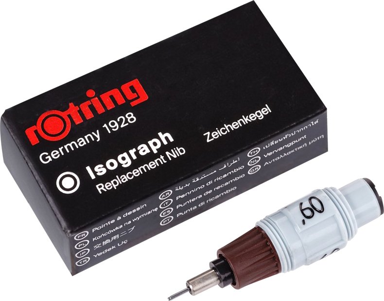 

Пишущий элемент для рапидографа Rotring S0218540 (0.6 мм)